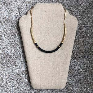Stella & Dot Leather Detail Necklace